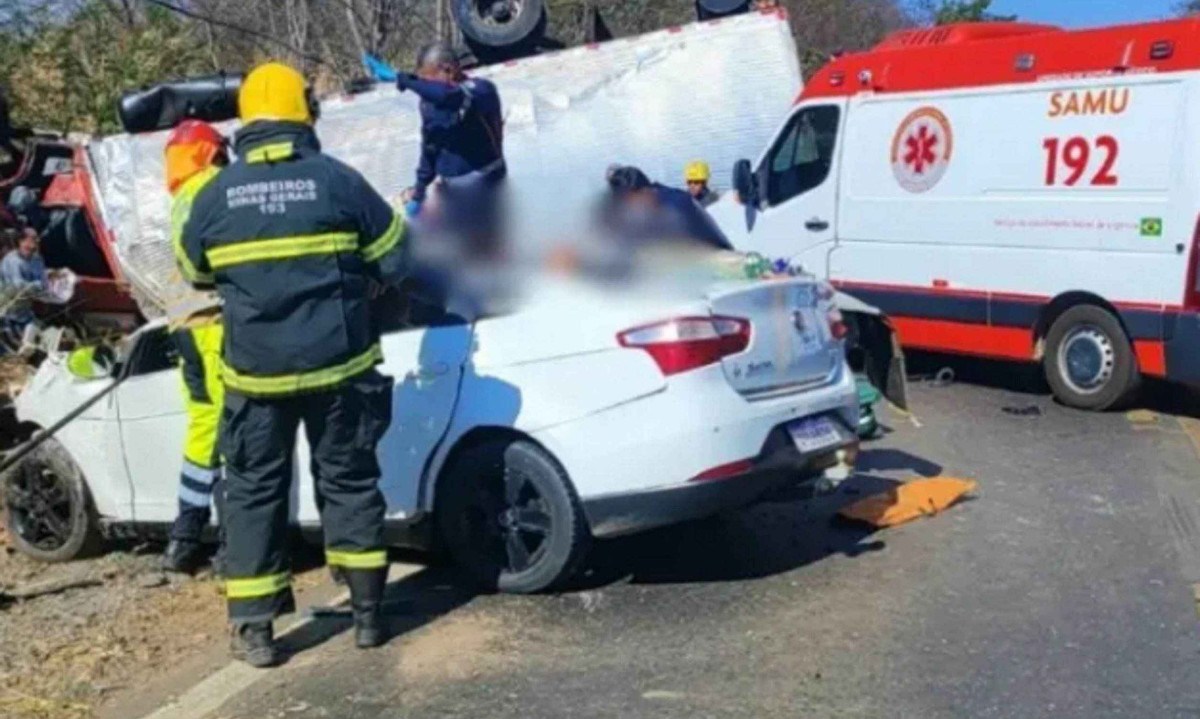 Causas do acidente estão em apuração - (crédito: CBMMG)