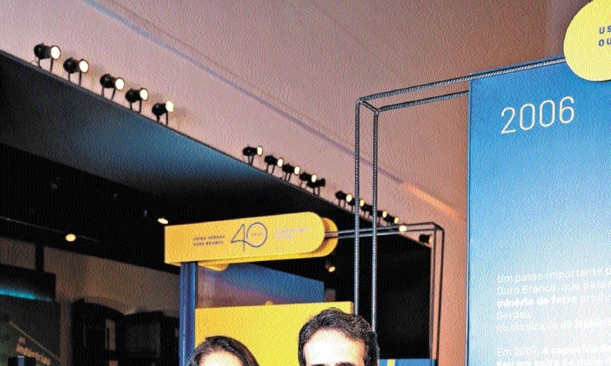 Adriana Werneck e Gustavo Werneck, CEO da Gerdau  -  (crédito: fotos: @42fotografia/divulgação)