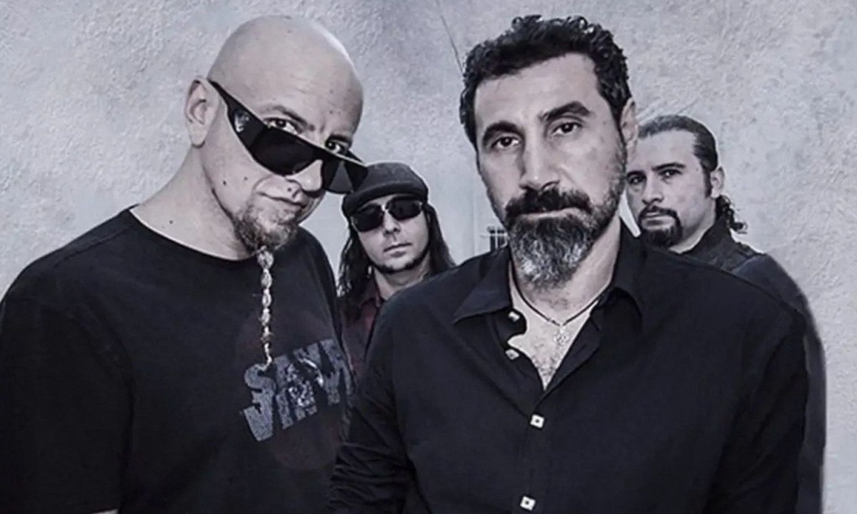 System Of A Down, banda destaque do rock, anuncia show único no Maracanã em 2027 ao lado do Faith No More - (crédito: Divulgação)