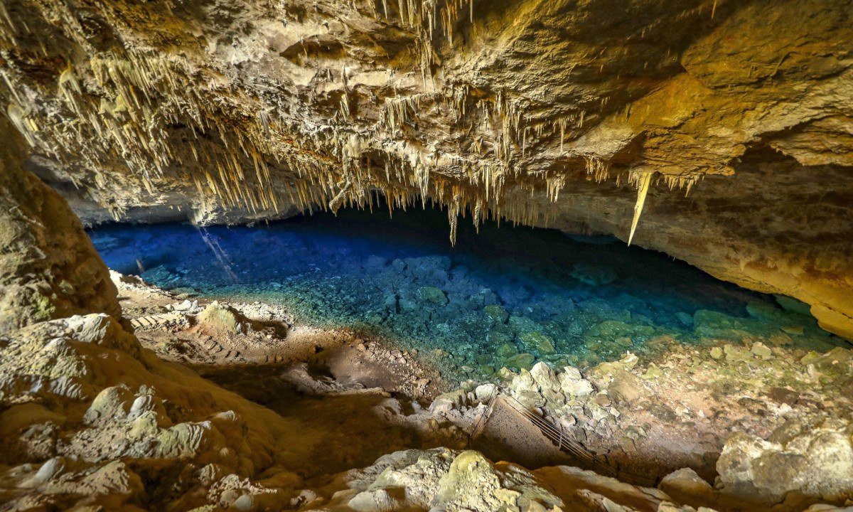 A Gruta do Lago Azul, em Bonito, foi a imagem que ajudou a revelar ao Brasil &mdash; e depois ao mundo &mdash; o potencial tur&iacute;stico do pequeno munic&iacute;pio de Mato Grosso do Sul.