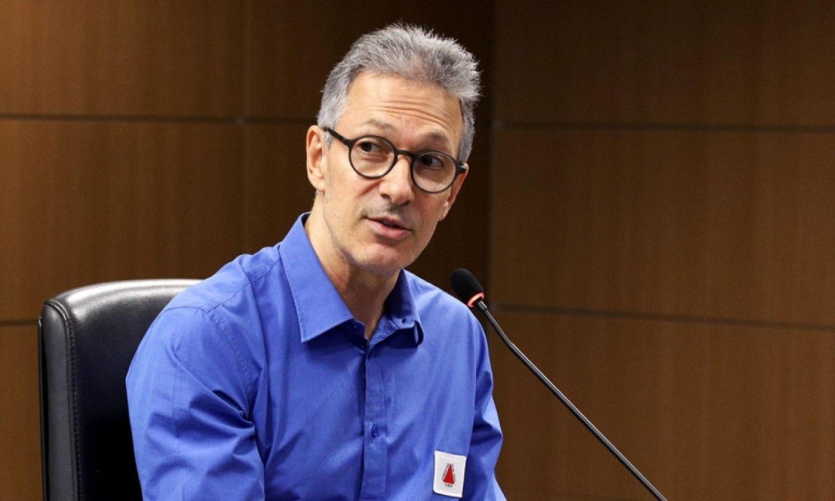 ‘No peito e na raça’, Novo tenta driblar falta de TV na campanha de Romeu Zema - (crédito: Foto: Gil Leonardi/Imprensa MG)