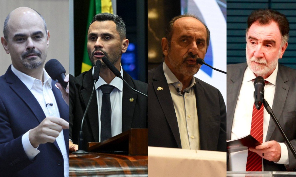 Confira a programação dos candidatos ao governo de MG nesta segunda-feira (17/8) - (crédito: Edesio Ferreira / EM/D.A. Press | Jefferson Rudy / Agência Senado | Gladyston Rodrigues / EM/D.A. Press | Arquivo Pessoal)