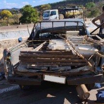  BR-262: motorista morre em acidente envolvendo picape e caminhão - CBMMG/Divulga&ccedil;&atilde;o