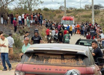 Mortes de  pai e filhos em atropelamento deixaram abalados os moradores de Catuni, distrito de Francisco Sá, no Norte de Minas -  (crédito: foto: Watson Rodrigues/divulgação)