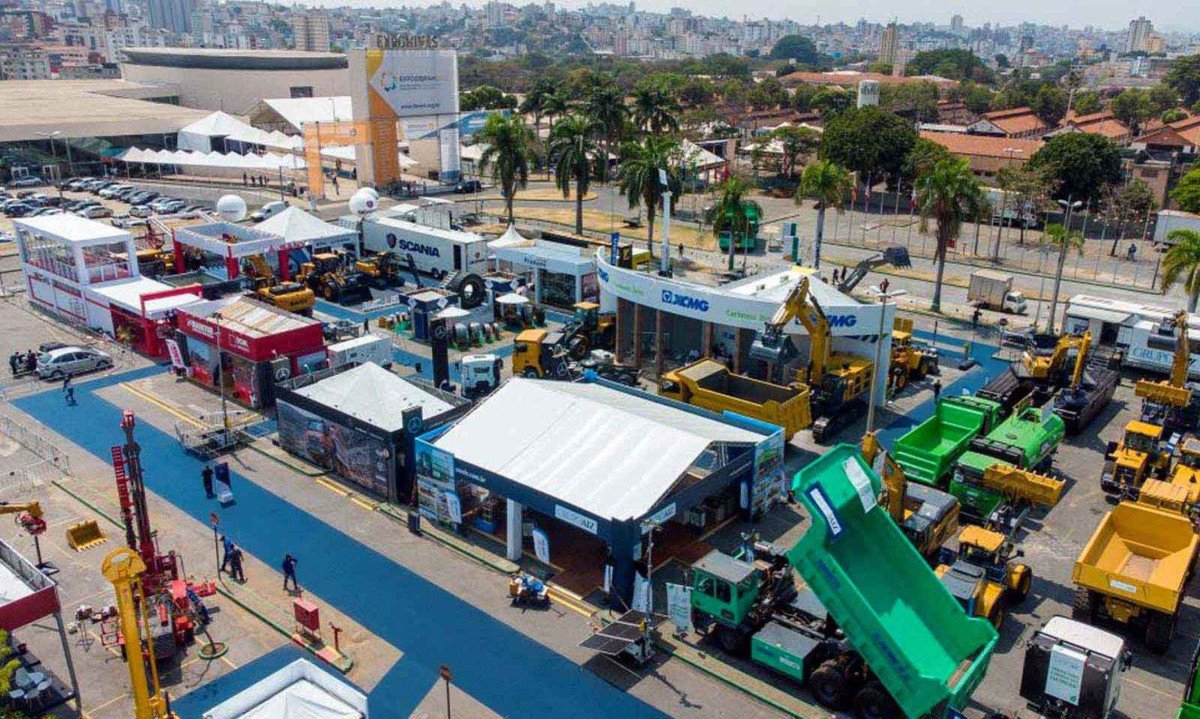 Exposibram 2026 reúne gigantes da mineração, mais de 750 estandes e 80 mil visitantes esperados em BH -  (crédito: Divulgação)