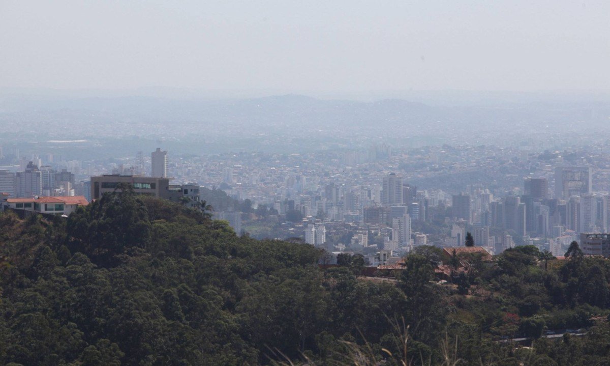 Vista de Belo Horizonte a partir do Vila da Serra, em Nova Lima - (crédito: Edésio Ferreira/EM/D.A.Press)