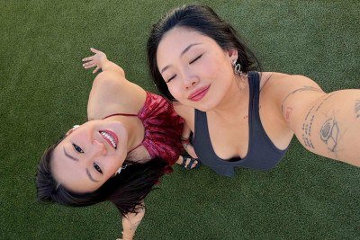 As amigas no ano em que se conheceram, em 2010 -  (crédito: Arquivo pessoal)