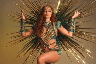 Anitta na Sapucaí: cantora será a nova rainha de bateria da Grande Rio -  (crédito: Tupi)
