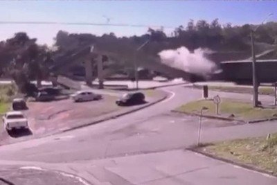 O acidente aconteceu no km 4+100 da Rodovia Fernão Dias (BR-381), no sentido São Paulo -  (crédito: Reprodução)