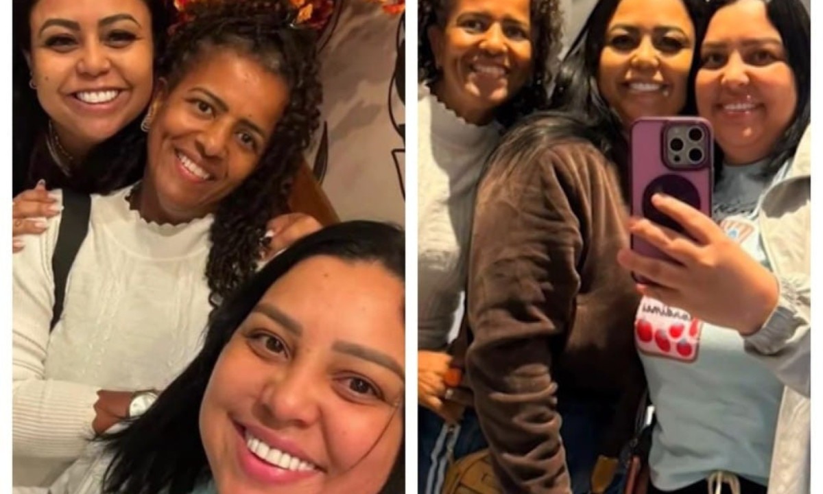 Alessandra Pereira, de 34 anos, Vânia Elida de Jesus Crispim, de 33, e Natália Firmiano de Barros, de 34, estavam entre os passageiros que deixaram a capital mineira em direção ao Rio de Janeiro para um passeio - (crédito: Reprodução/Redes Sociais)
