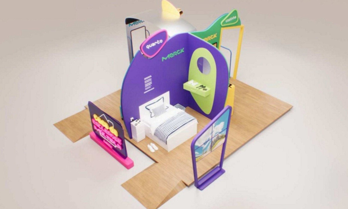 A experiência foi desenhada para traduzir, na prática, os desafios físicos e cognitivos impostos pela doença - (crédito: Merck/Divulgação)