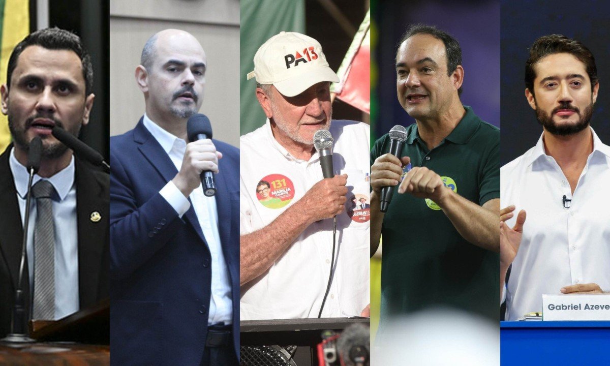 Candidatos cumprem agenda em diferentes cidades mineiras nesta quarta-feira (19/8) - (crédito: Tom Molina/Agência Senado; Edesio Ferreira, Gladyston Rodrigues e Marcos Vieira/EM/D.A. Press; Júnia Garrido/Band Minas)