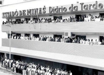 A fachada do prédio onde funcionava a sede do jornal 
