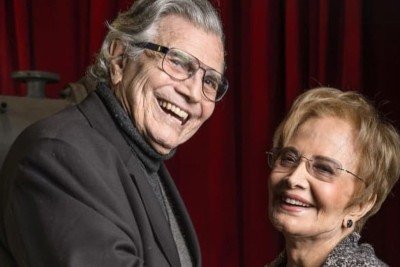 Tarc&iacute;sio Meira e Gl&oacute;ria Menezes, o lend&aacute;rio casal de atores brasileiros mencionados na mat&eacute;ria sobre as recentes perdas no cen&aacute;rio art&iacute;stico -  (crédito: Redes sociais)