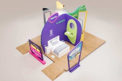 A experiência foi desenhada para traduzir, na prática, os desafios físicos e cognitivos impostos pela doença -  (crédito: Merck/Divulgação)