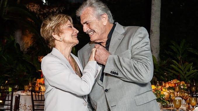 Gl&oacute;ria Menezes e Tarc&iacute;sio Meira: um amor de quase seis d&eacute;cadas que marcou a teledramaturgia brasileira -  (crédito: Redes sociais)