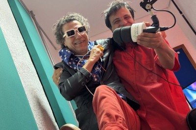 Djami Sezostre e Cesco Napoli comandam o programa 'Tropofonia', há 18 anos no ar na Rádio UFMG Educativa, que vai gravar uma série especial ao vivo -  (crédito: Jade Magno / Divulgação)