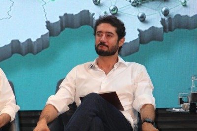 Candidato a governador pelo MDB, Gabriel Azevedo prometeu integração do transporte público na Região Metropolitana de Belo Horizonte -  (crédito: Edesio Ferreira/EM/D.A. Press)