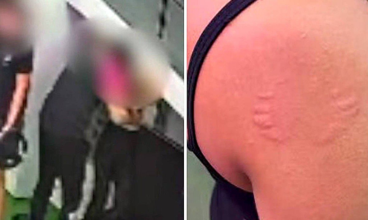 Mulher acusa instrutor de academia no Recife de assédio após ser mordida e agarrada - (crédito: TV Guararapes no YouTube)