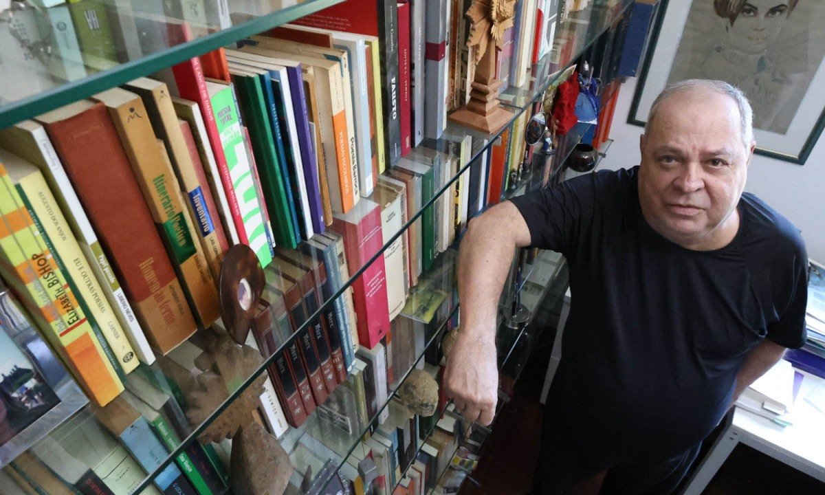 O escritor e professor Wander Melo Miranda lança 'Graciliano Ramos: vida e obra' - (crédito: Marcos Vieira /EM/DA)