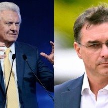 Caiado cobra Flávio Bolsonaro sobre Vorcaro: ‘Brasil continua esperando’ - Minervino Júnior/CB/D.A Press e Evaristo Sá/AFP