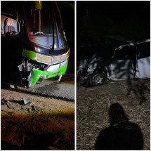Homem morre em batida entre carro e ônibus na BR-116, na Zona da Mata - Reprodução/CBMMG