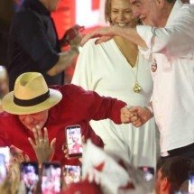 Lula lota Praça da Estação para primeiro comício em Minas - Marcos Vieira EM/DA/Press