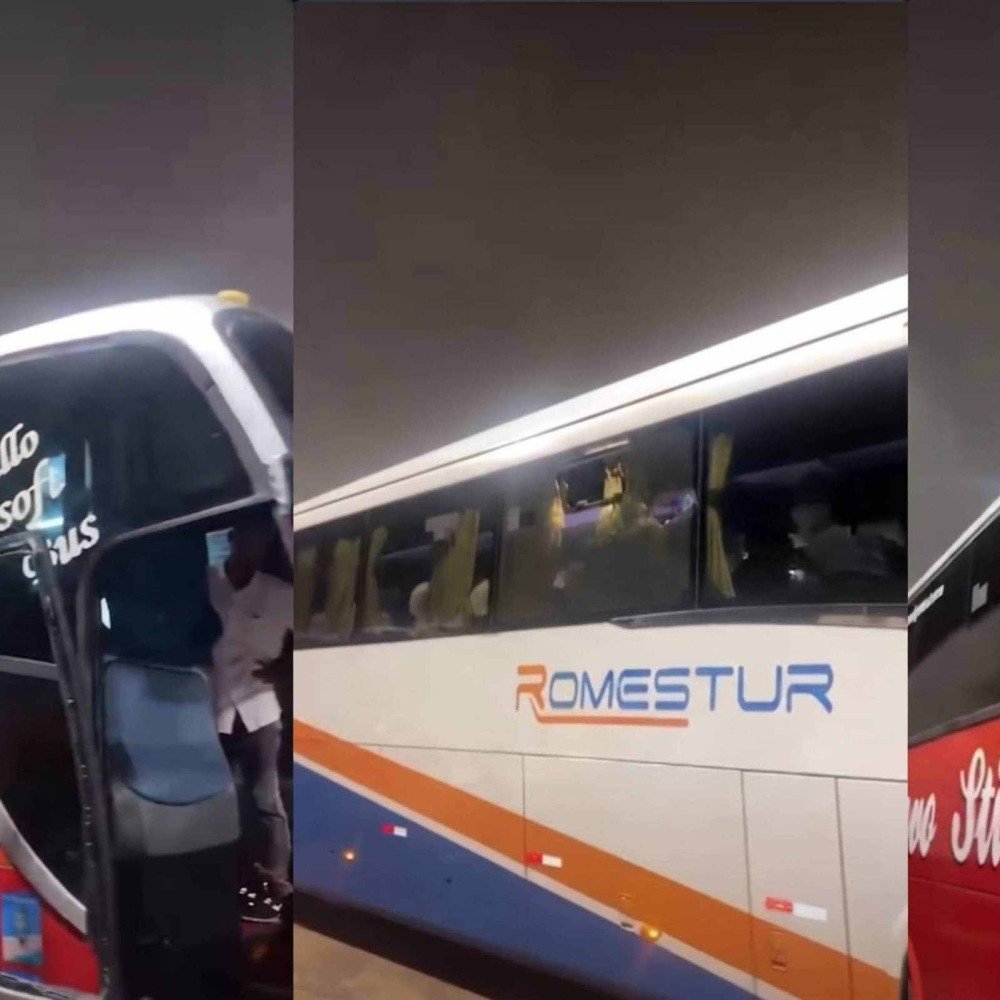 Ônibus com público evangélico são apedrejados na BR-040, em Nova Lima
