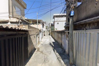 Rua da Paz no Jardim Filad&eacute;lfia, onde o jovem de 20 anos foi baleado durante encontro em bar marcado pelas redes sociais -  (crédito: Reprodu&ccedil;&atilde;o Google StreetView)
