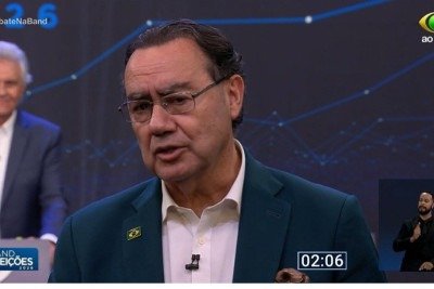 Augusto Cury, candidato à Presidência da República pelo Avante -  (crédito: Reprodução de TV)
