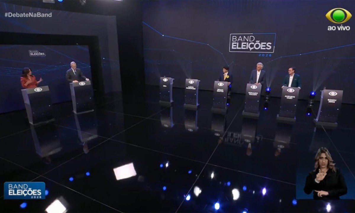 No debate sem os favoritos, Renan ataca, Cury se assombra e Caiado faz Kassab dormir - (crédito: Foto: Reprodução)