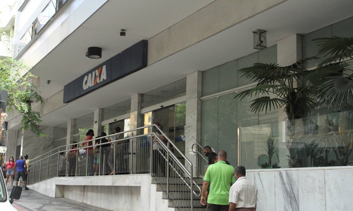 Caixa Econômica Federal bloqueou o cartão do cliente, causando problemas - (crédito: Edésio Ferreira/EM/D.A Press)