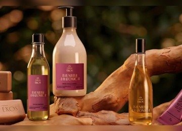 A nova linha Ekos Baunilha Amaz&ocirc;nica da Natura promete uma experi&ecirc;ncia sensorial completa com ingredientes raros e sofisticados -  (crédito: Natura / divulga&ccedil;&atilde;o)