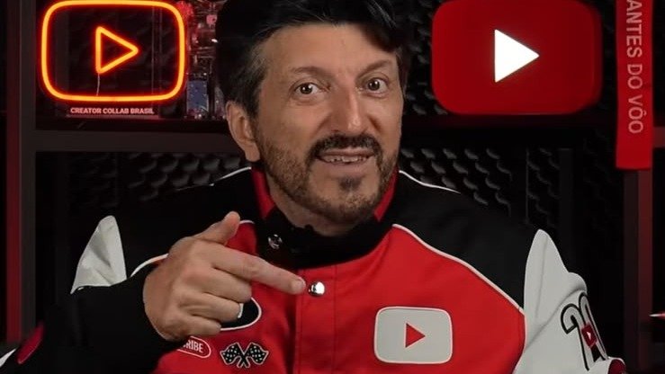 Lito Sousa, youtuber conhecido pelo canal "Avi&otilde;es e M&uacute;sica", em imagem relacionada ao conte&uacute;do que produzia para a plataforma -  (crédito: Instagram/Lito Sousa)