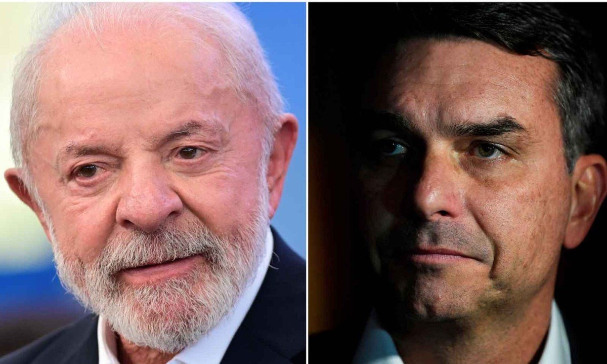 Minas Gerais apresenta desafio diferente. Lula e Flávio estão tecnicamente empatados, com pequena vantagem numérica para o presidente -  (crédito: Leandro Couri/EM/D.A Press e Daniel Ramalho/AFP)