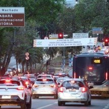 BH: Avenida Afonso Pena passa a ter faixas exclusivas para ônibus - Marcos Vieira/EM/D.A Press