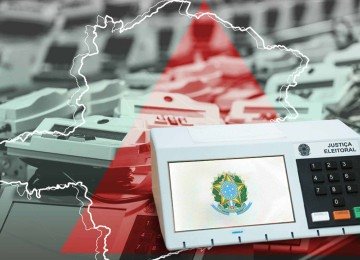 A produ&ccedil;&atilde;o da parte f&iacute;sica das urnas &eacute; terceirizada pela Justi&ccedil;a Eleitoral por meio de licita&ccedil;&atilde;o p&uacute;blica, aberta apenas para empresas de tecnologia sediadas no Brasil. -  (crédito: Arte: Soraia Piva/EM)