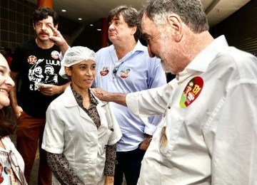 Patrus visita Restaurante Popular -  (crédito: Divulgação/Patrus Ananias)