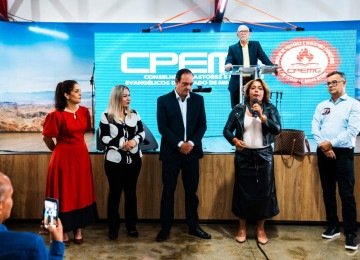 Candidato do PL visita Igreja Batista Getsêmani em Belo Horizonte -  (crédito: Divulgação/ Flávio Roscoe)