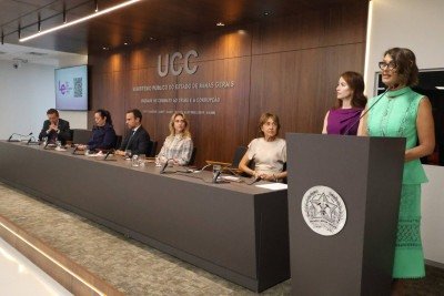  Lançamento do Selo Alerta Lilás Educação e assinatura de Protocolo de Intenções com o Sindicato das Escolas Particulares de Minas Gerais (SINEPE - MG) e Minilsterio Publico de Minas Gerais (MPMG) -  (crédito:  Marcos Vieira /EM/DA. Press. Brasil. Belo Horizonte - MG)