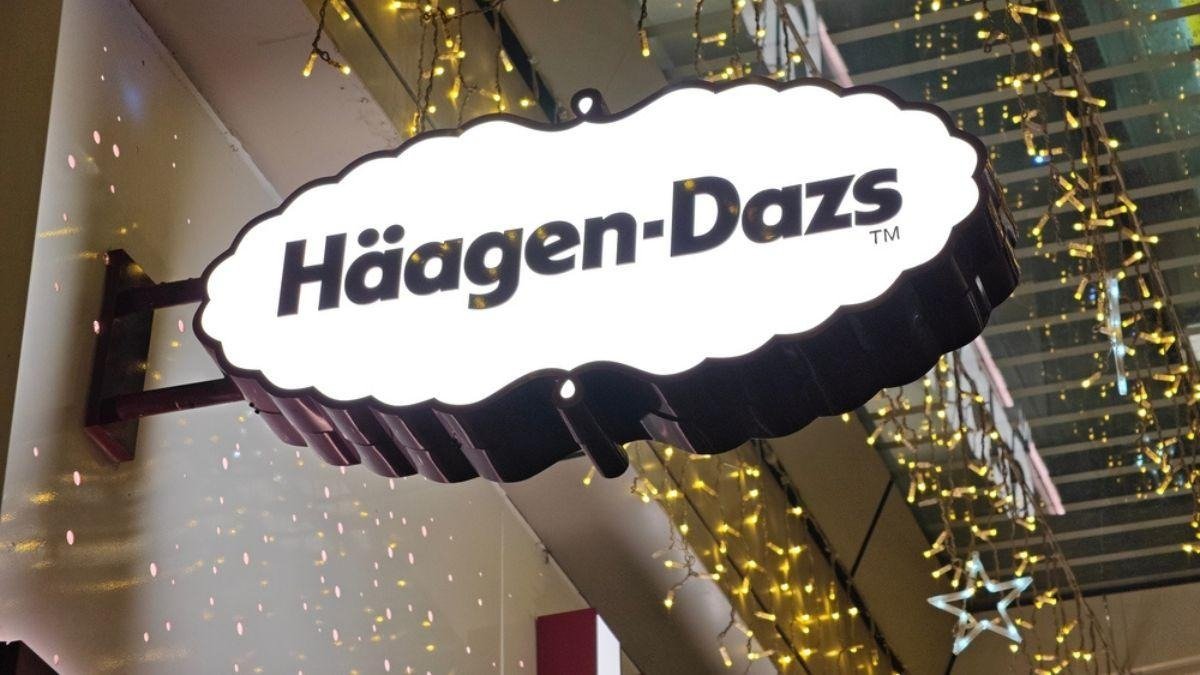 O luminoso da H&auml;agen-Dazs, marca de sorvetes premium que encerrou suas opera&ccedil;&otilde;es no Brasil ap&oacute;s quase 30 anos -  (crédito: Reprodu&ccedil;&atilde;o)