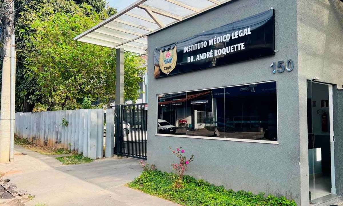 Entrada do IML em Belo Horizonte, um dos pontos de coleta em minas gerais: campanha vai até amanhã em todo o país
- (crédito: Edésio Ferreira/EM/D.A Press)