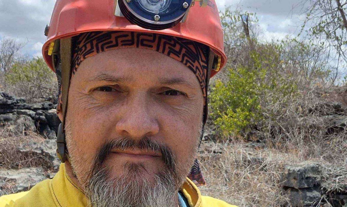 Luiz Eduardo Panisset Travassos é um dos pesquisadores da temperatura dentro da gruta -  (crédito: Arquivo pessoal)