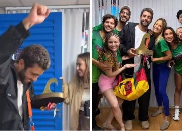 Pedro Scooby ganha campeonato de surfe vai direto para ensaio do Dança dos Famosos -  (crédito: Redes sociais)