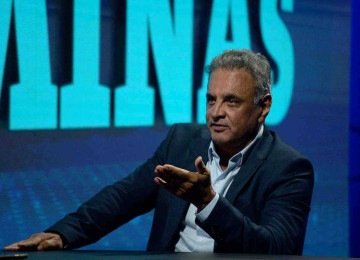Aécio está se fazendo de rogado. Ele contratou pesquisas nas quais seu nome figura entre os favoritos da disputa -  (crédito: Túlio Santos/EM/D.A.Press. – 20/3/24)
