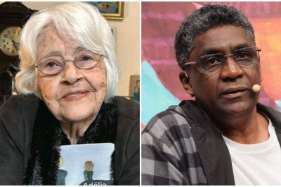 Adélia Prado e Edimilson de Almeida Pereira são semifinalistas do prêmio Oceanos  -  (crédito: Redes sociais/Reprodução e Walter Craveiro/Flip)