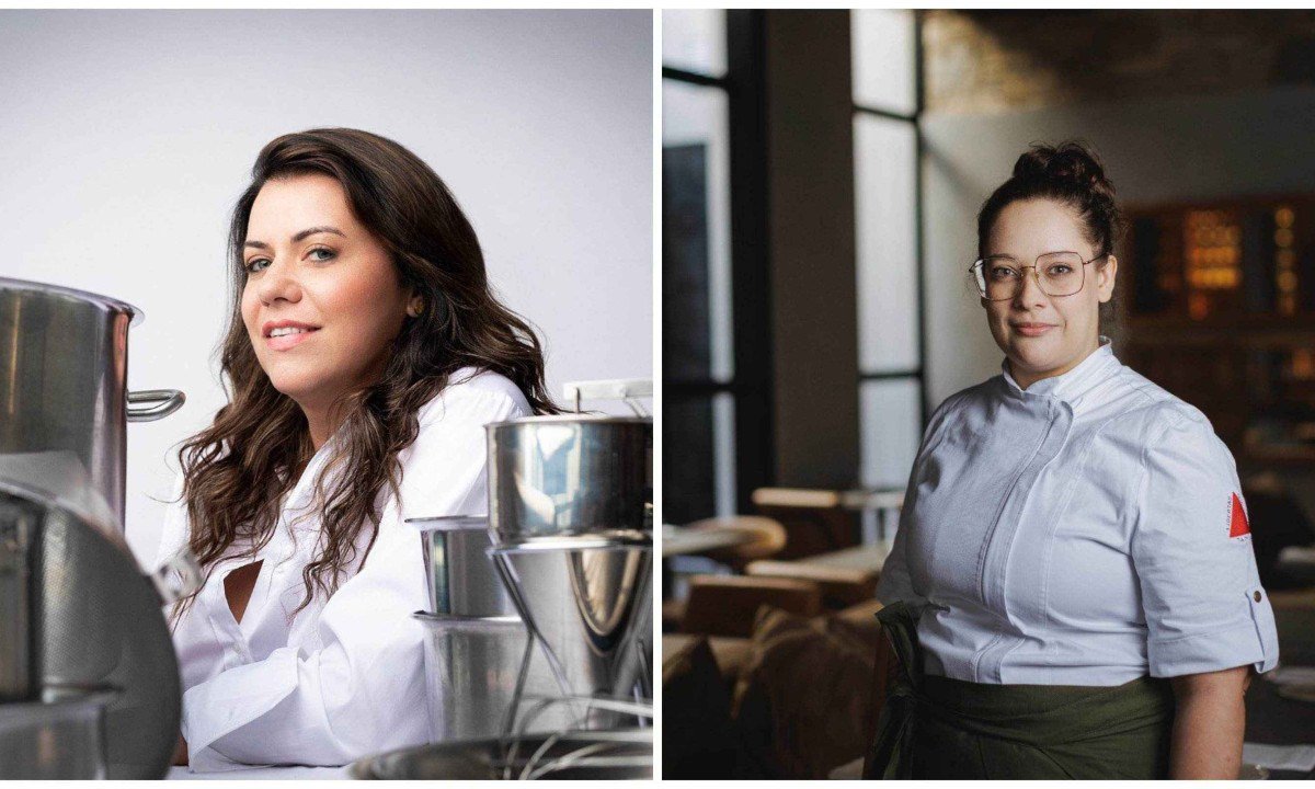 As chefs Janaina Torres (SP) e Ana Gabi Costa (MG) vão cozinhar juntas em evento em Belo Horizonte no próximo mês - (crédito: Marcus Steinmeyer/Divulgação e Nani Rodrigues/Divulgação)