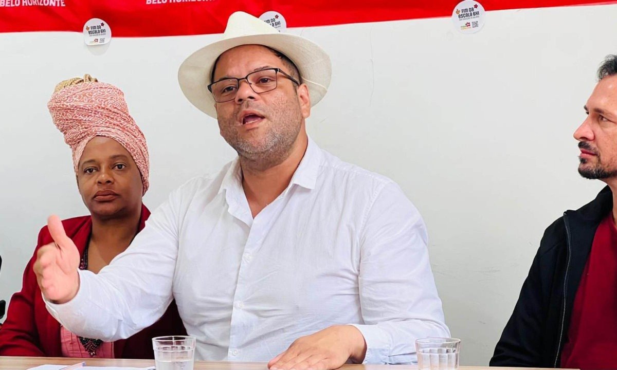 Presidente do PT de Belo Horizonte, Guima Jardim, que lidera o movimento dos candidatos sem recurso do fundo eleitoral - (crédito: Edésio Costa/EM/D.A.Press)
