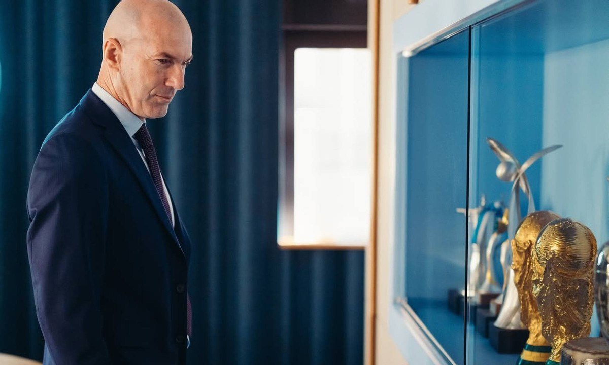 Zidane é apresentado como técnico da Seleção Francesa: ‘Não há nada maior que isso’ - (crédito: No Ataque Internacional)