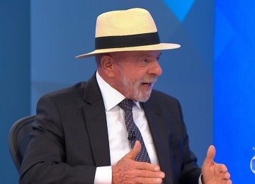Presidente Lula tenta chegar ao quarto mandato no Palácio do Planalto -  (crédito: Reprodução/TV Globo)